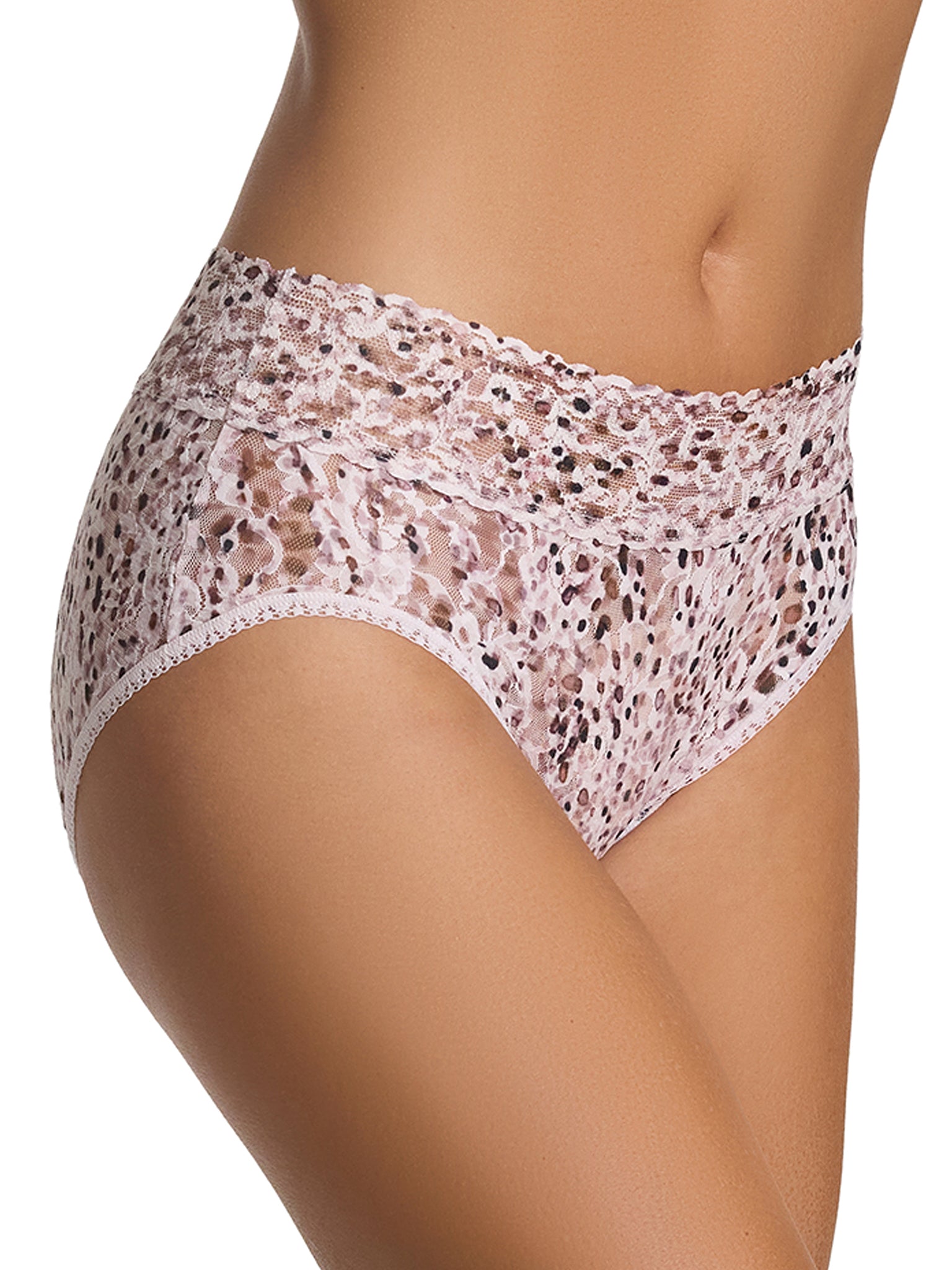 Printed Signature Lace® French Brief Unconventional White Sale