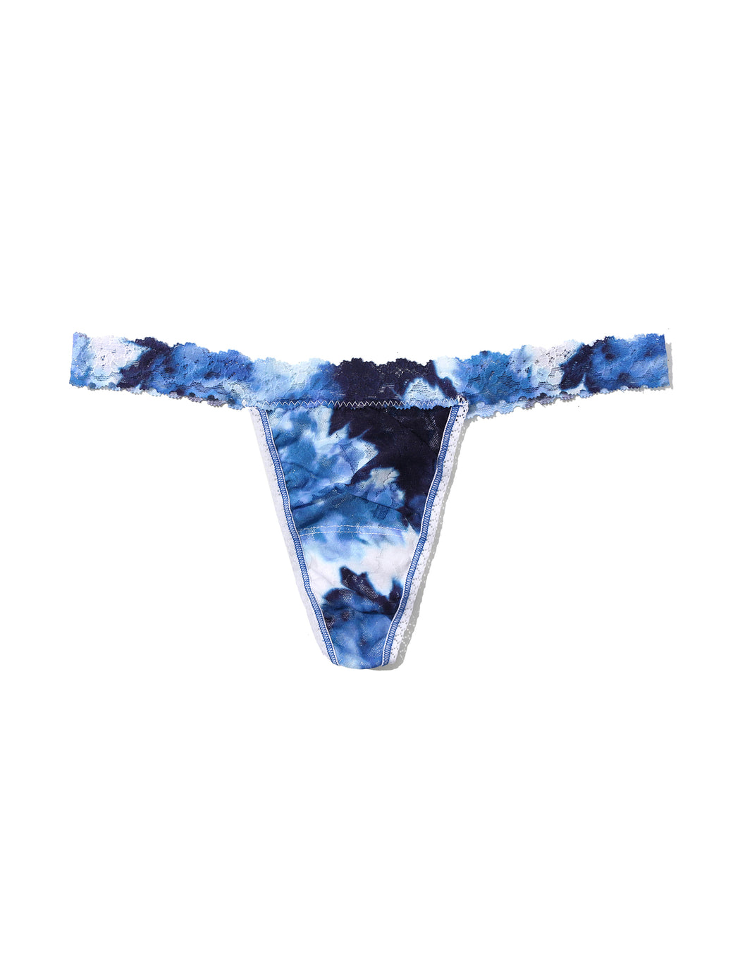 Printed Signature Lace® G-String Such A Blur Blue Sale