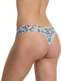 4911® Printed Signature Lace® Low Rise Thong Decked Out Festive Lights Sale