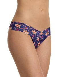 4911® Printed Signature Lace® Low Rise Thong Festive Gingerbread Cookies Sale