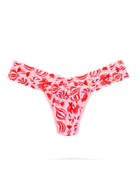 4911® Printed Signature Lace® Low Rise Thong Festive Ornamints Sale