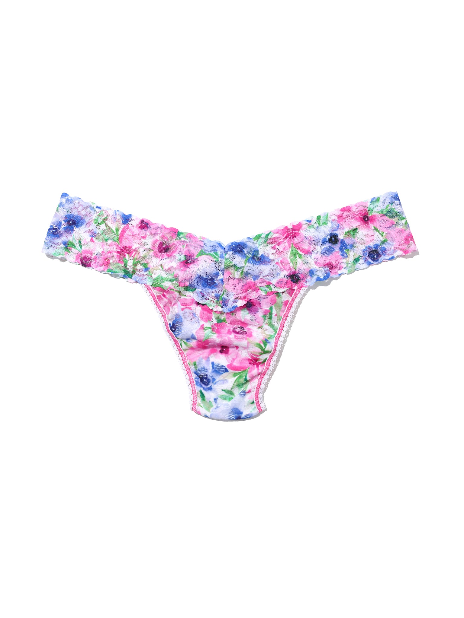 Hanky Panky Perizoma Vita Bassa Stampato Signature Lace - Taglia Unica, Floreale