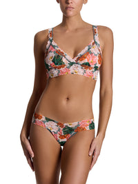 4911® Printed Signature Lace® Low Rise Thong Paint Me Like Sale