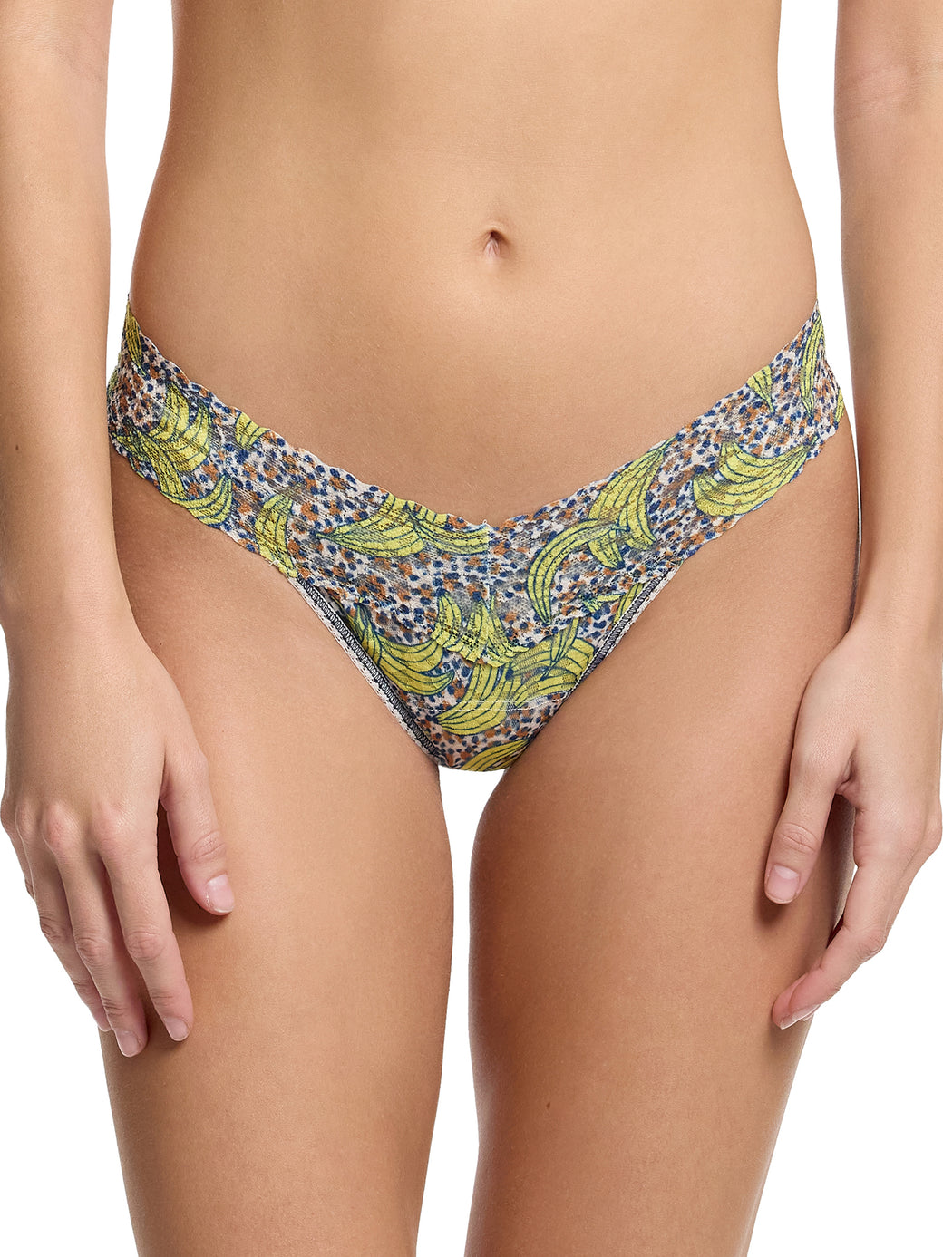 Printed Signature Lace® Low Rise Thong Pick Me Sale