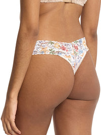Printed Signature Lace® Original Rise Thong By The Sea Beige Sale