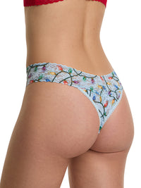 Printed Signature Lace® Original Rise Thong Decked Out Festive Lights Sale