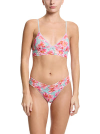 Printed Signature Lace® Original Rise Thong First Bloom Sale