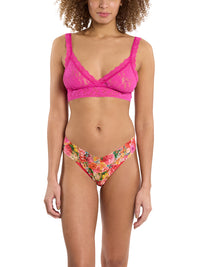 Printed Signature Lace® Original Rise Thong Floramania Pink  Black Friday Sale
