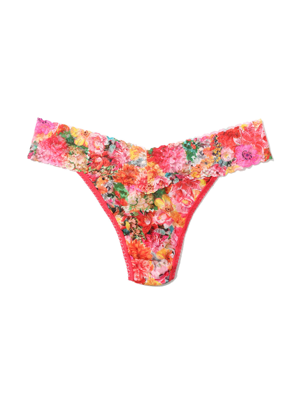 Printed Signature Lace® Original Rise Thong Floramania Pink  Black Friday Sale