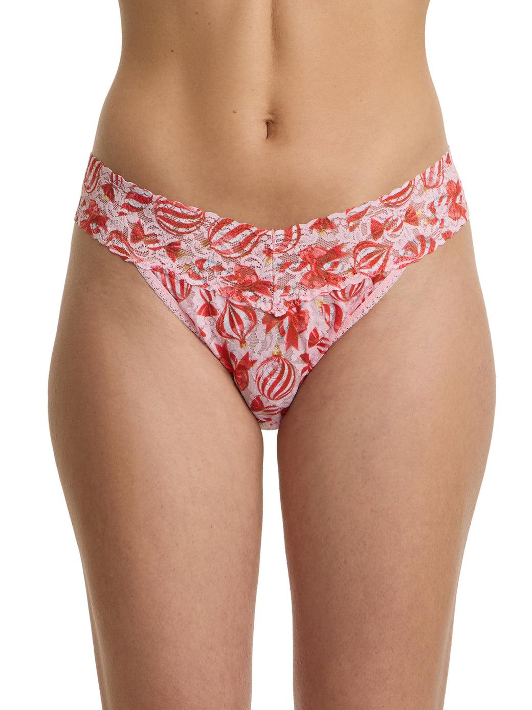 Printed Signature Lace® Original Rise Thong Ornamints