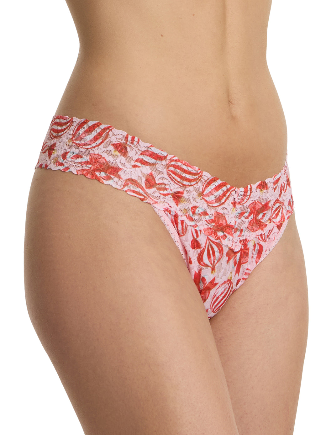 Printed Signature Lace® Original Rise Thong Ornamints