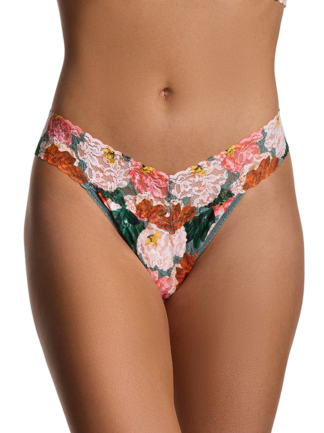 Printed Signature Lace® Original Rise Thong Paint Me Like Sale