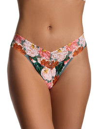 Printed Signature Lace® Original Rise Thong Paint Me Like Sale