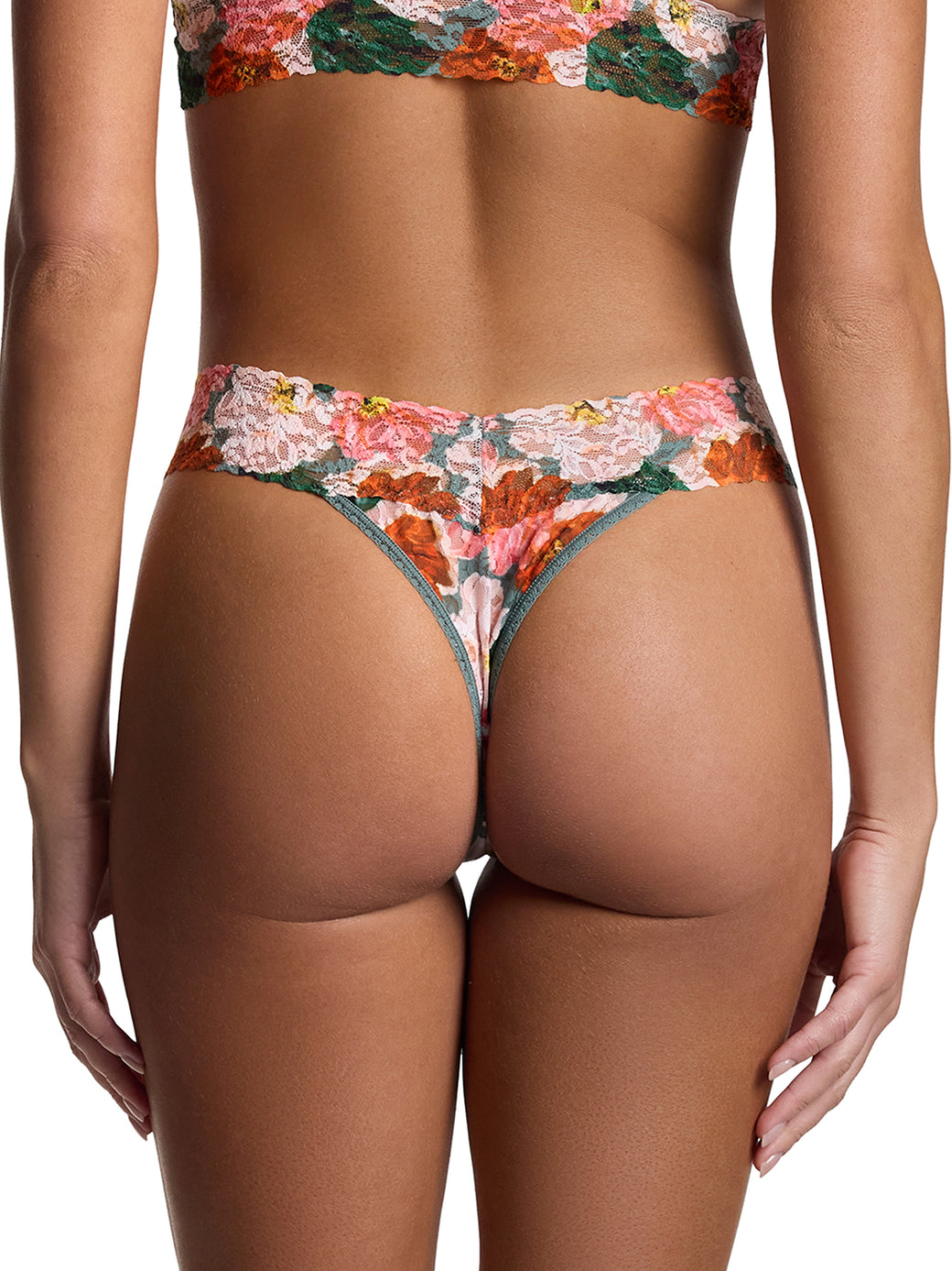 Printed Signature Lace® Original Rise Thong Paint Me Like Sale