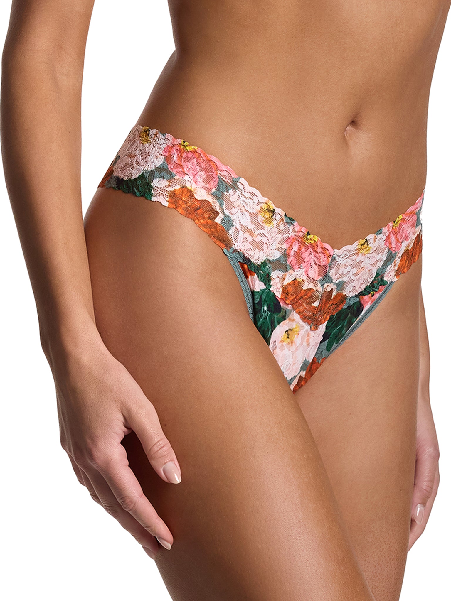 Printed Signature Lace® Original Rise Thong Paint Me Like Sale