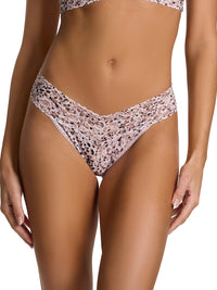 Printed Signature Lace® Original Rise Thong Unconventional White Sale