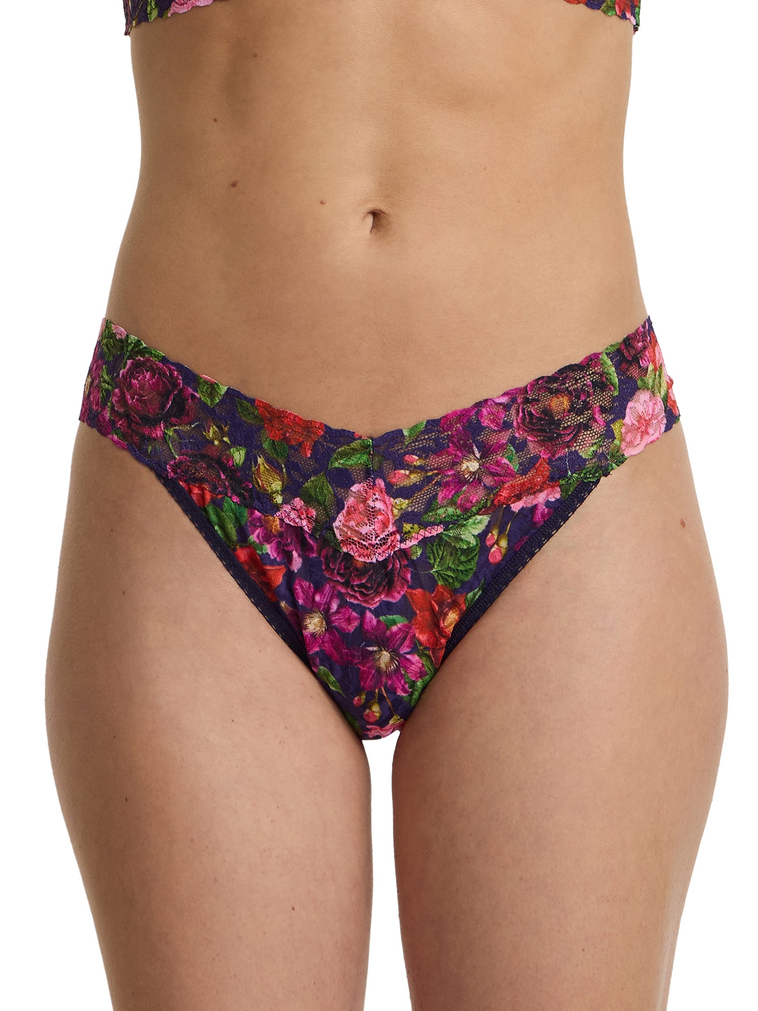 Printed Signature Lace® Original Rise Thong Winters Tale Floral