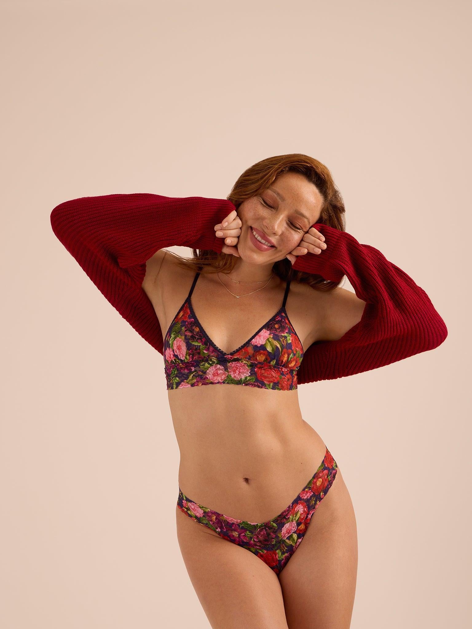 Printed Signature Lace® Original Rise Thong Winters Tale Floral