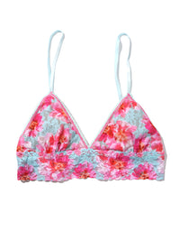 Printed Signature Lace® Padded Triangle Bralette First Bloom Sale