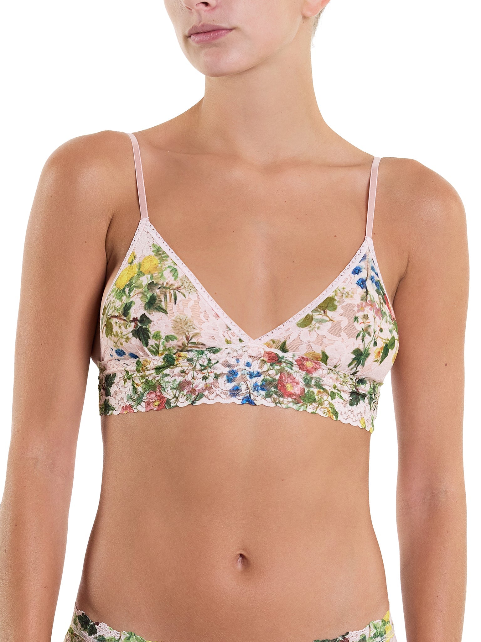 patterned bralette