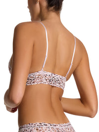 Printed Signature Lace® Padded Triangle Bralette Unconventional White Black Friday Sale