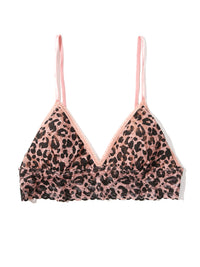Printed Signature Lace® Padded Triangle Bralette Walk On The Wild Side Black Friday Sale
