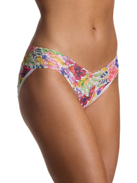 Printed Signature Lace® V-Kini Adorned Floral Print Black Friday Sale