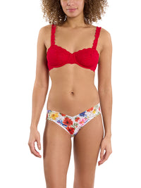 Printed Signature Lace® V-Kini Meadow Mix White Sale