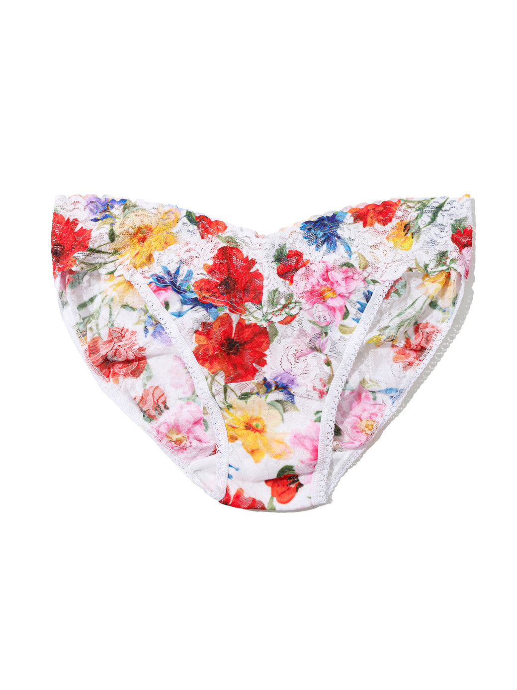 Printed Signature Lace® V-Kini Meadow Mix White Sale