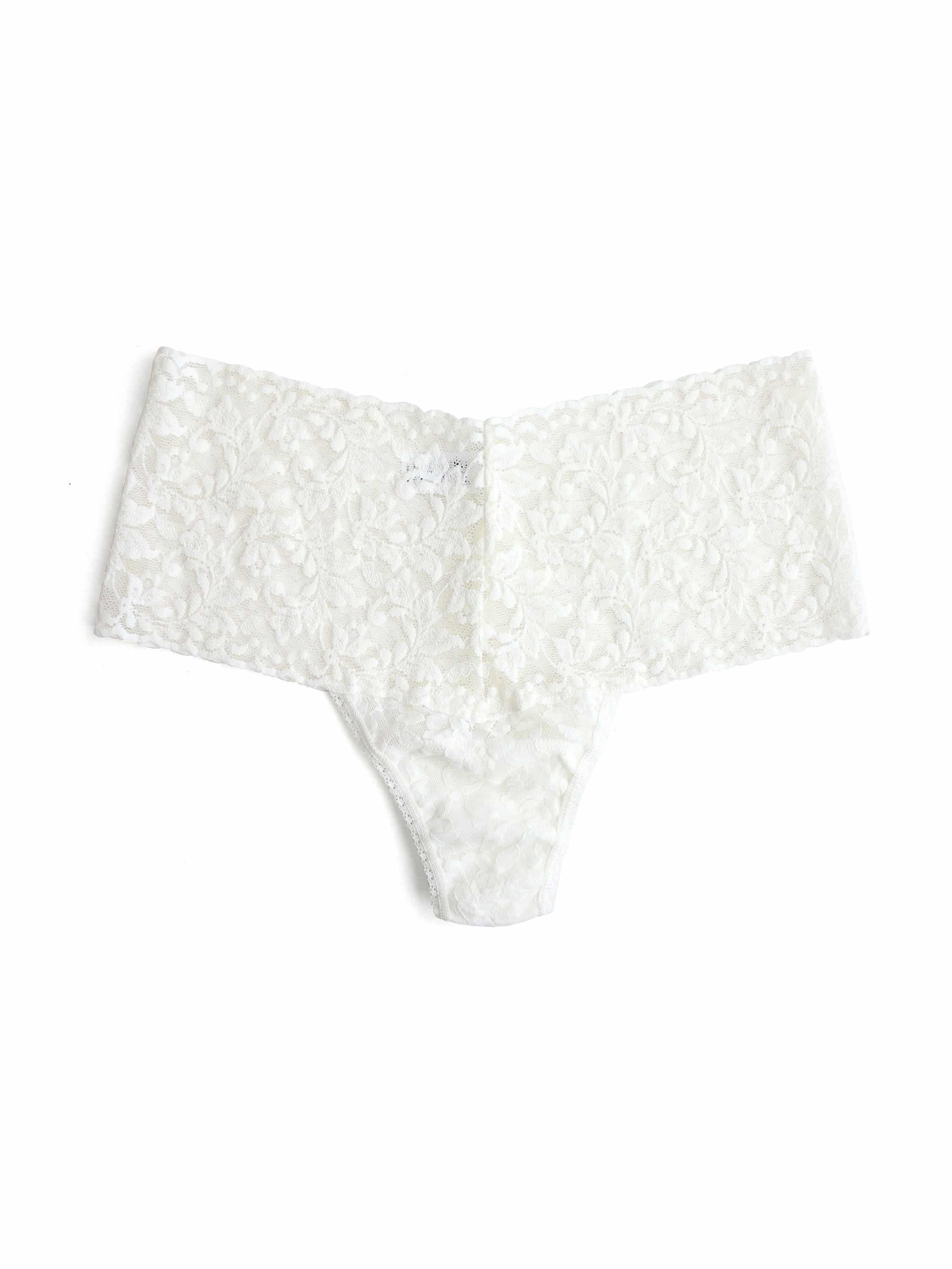 Retro Lace Thong Marshmallow