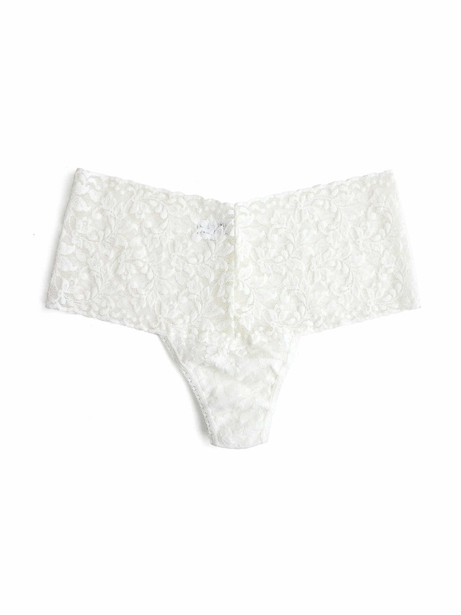 Retro Lace Thong Marshmallow