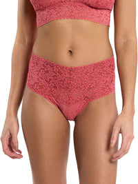 Retro Lace Thong Naples Red Sale