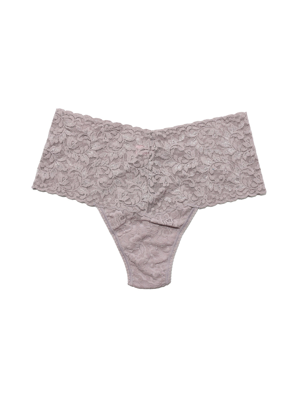 Retro Lace Thong Steel Grey Sale