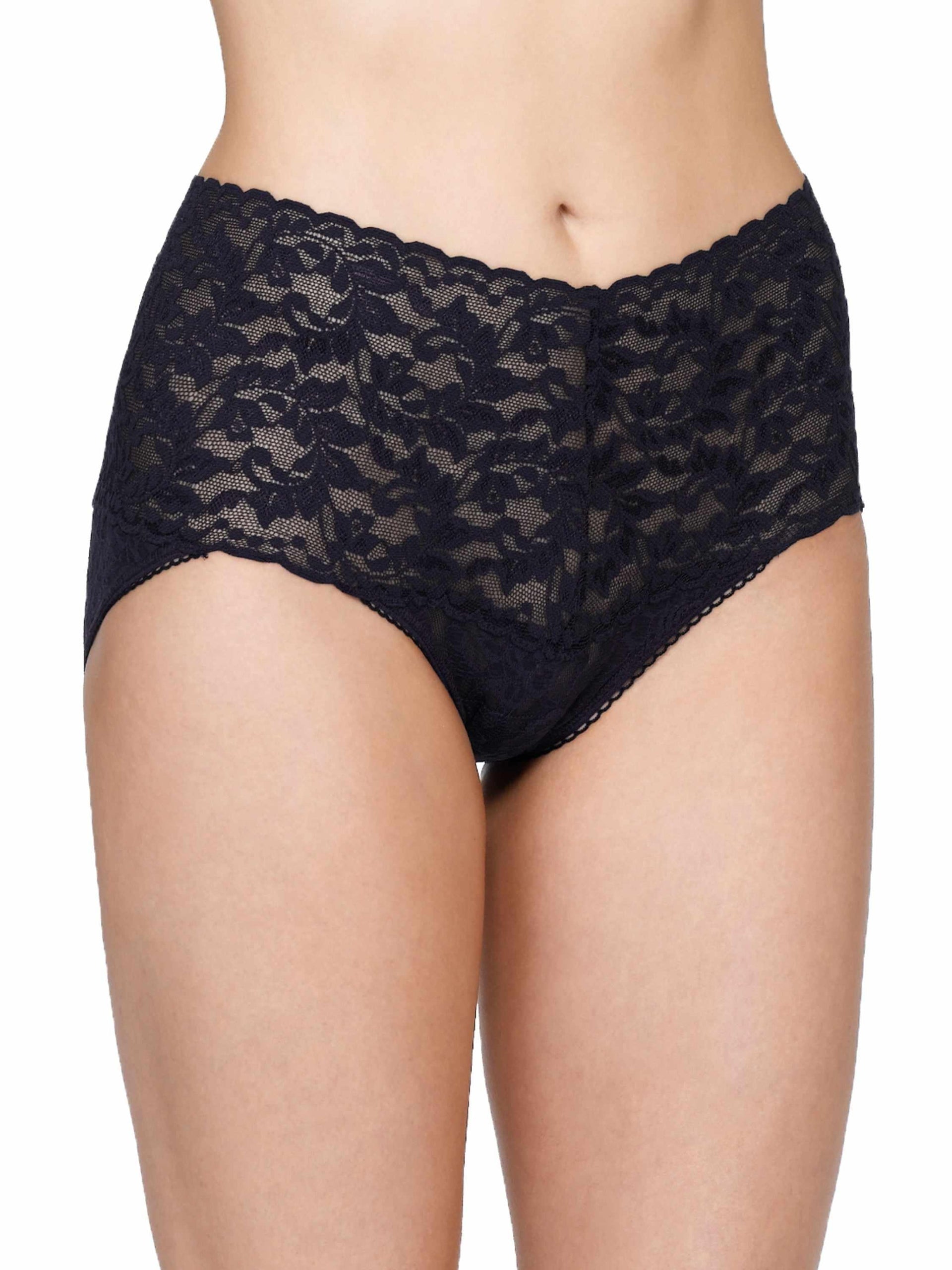 Retro Lace V Kini Black Hanky Panky retro-lace-v-kini-black-hanky-panky