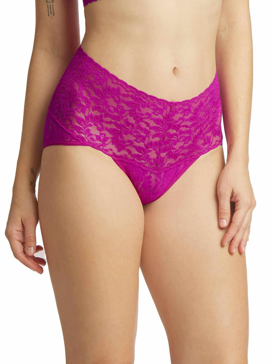 Retro Lace V-Kini Countess Pink