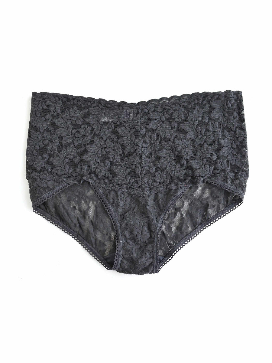 Retro Lace V-Kini Granite Grey Sale