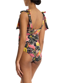 Ruched Bow One Piece Swimsuit Palm Springs Sale
