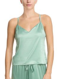 Satin Sleep Cami Green Tea Sale