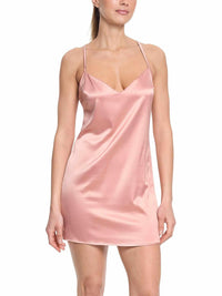 Satin Sleep Chemise Rose Latte Pink Sale