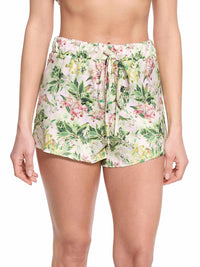 Satin Sleep Drawstring Short French Garden Sale
