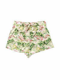 Satin Sleep Drawstring Short French Garden Sale