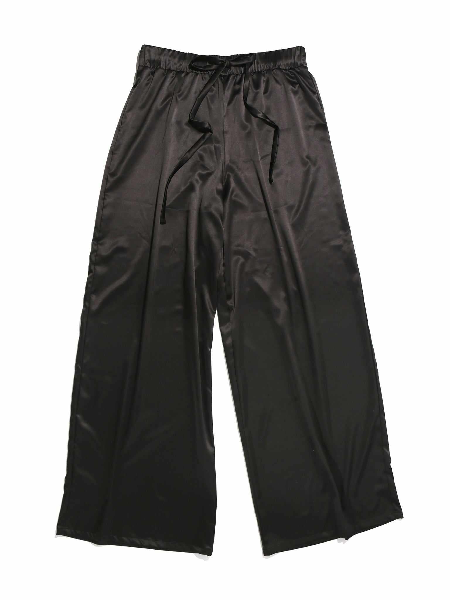 Satin Sleep Pant Black  Black Friday Sale