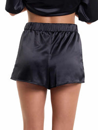 Satin Sleep Short Black Sale
