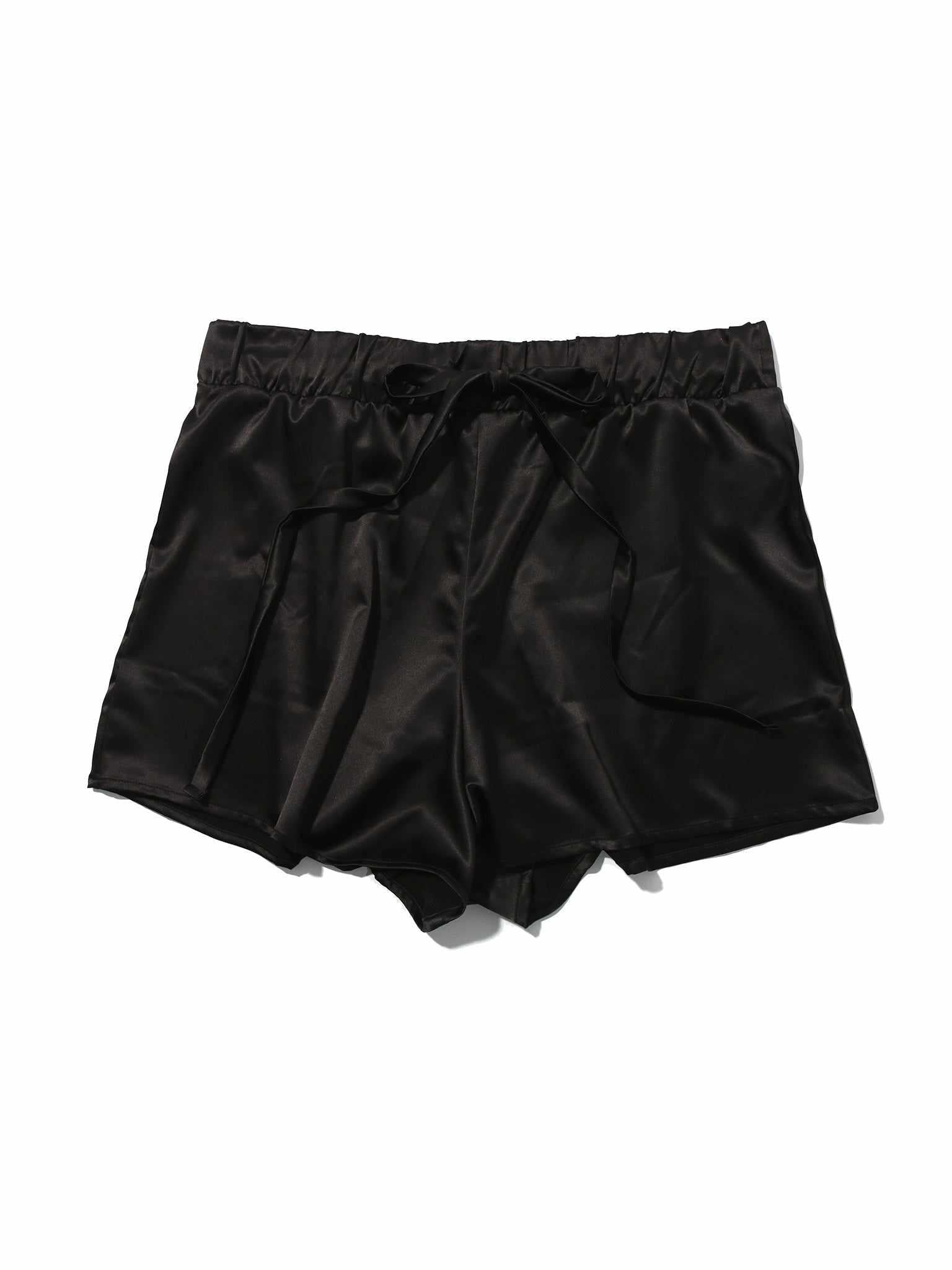 Satin Sleep Short Black Sale