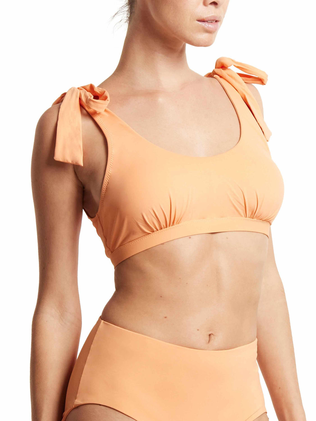 Scoop Neck Swim Top Florence Orange  Black Friday Sale