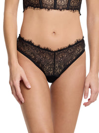 Sheer Seduction Thong Black Sale