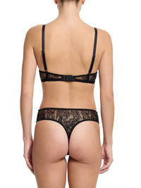 Sheer Seduction Thong Black Sale
