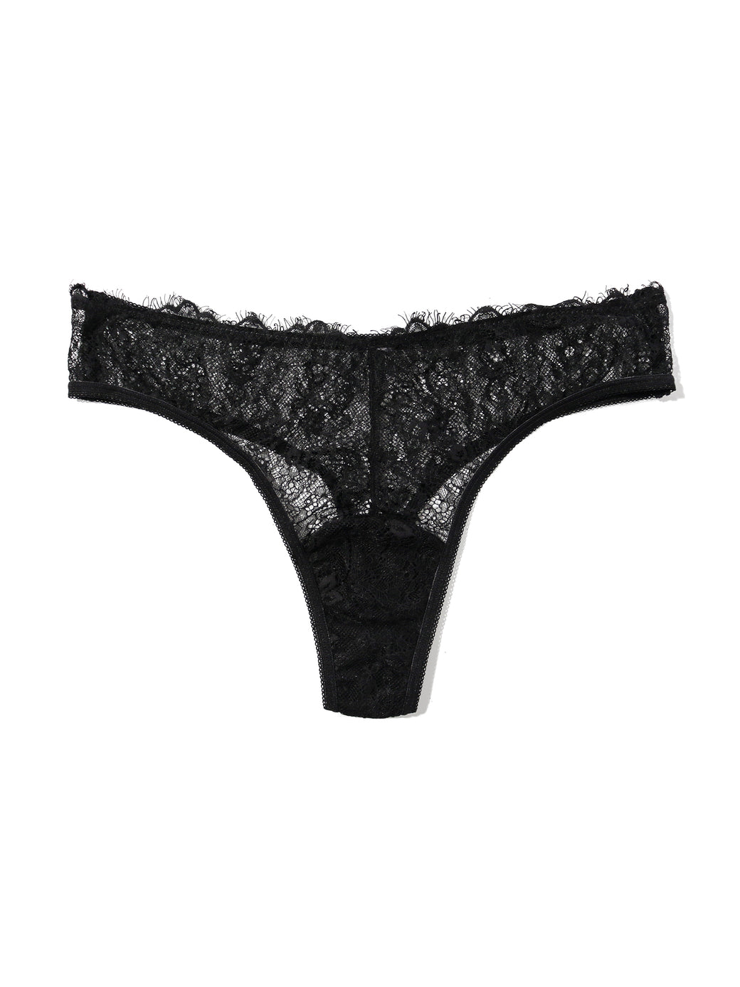 Sheer Seduction Thong Black Sale