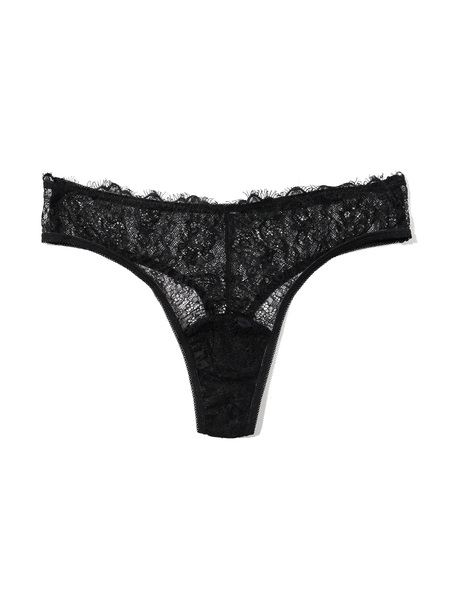 Sheer Seduction Thong Black Sale