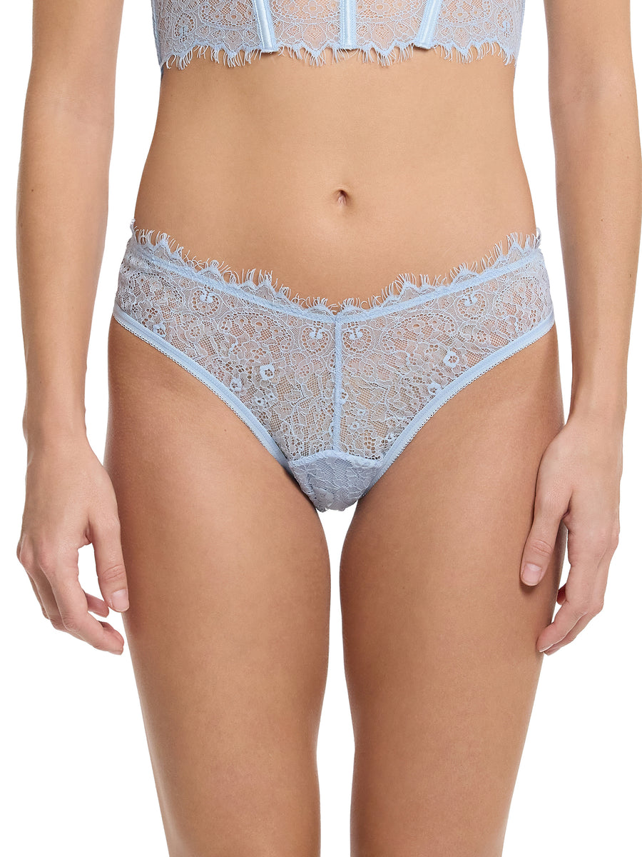 Sheer Seduction Thong Touch The Sky Blue Sale